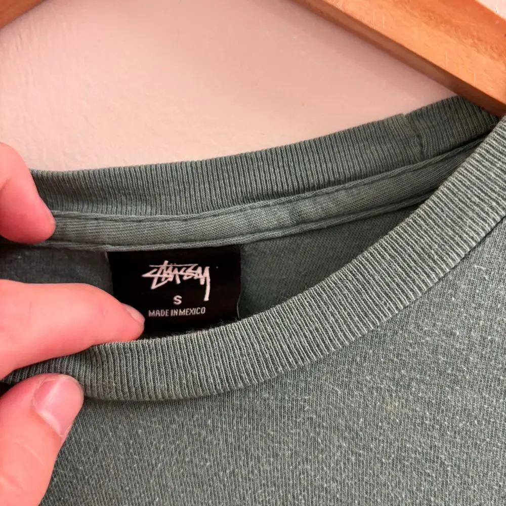 Green Stussy Tee